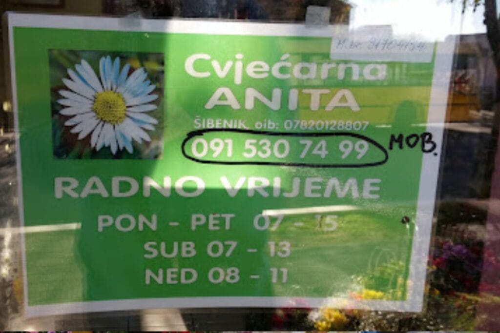 Cvjećarnica Anita Šibenik